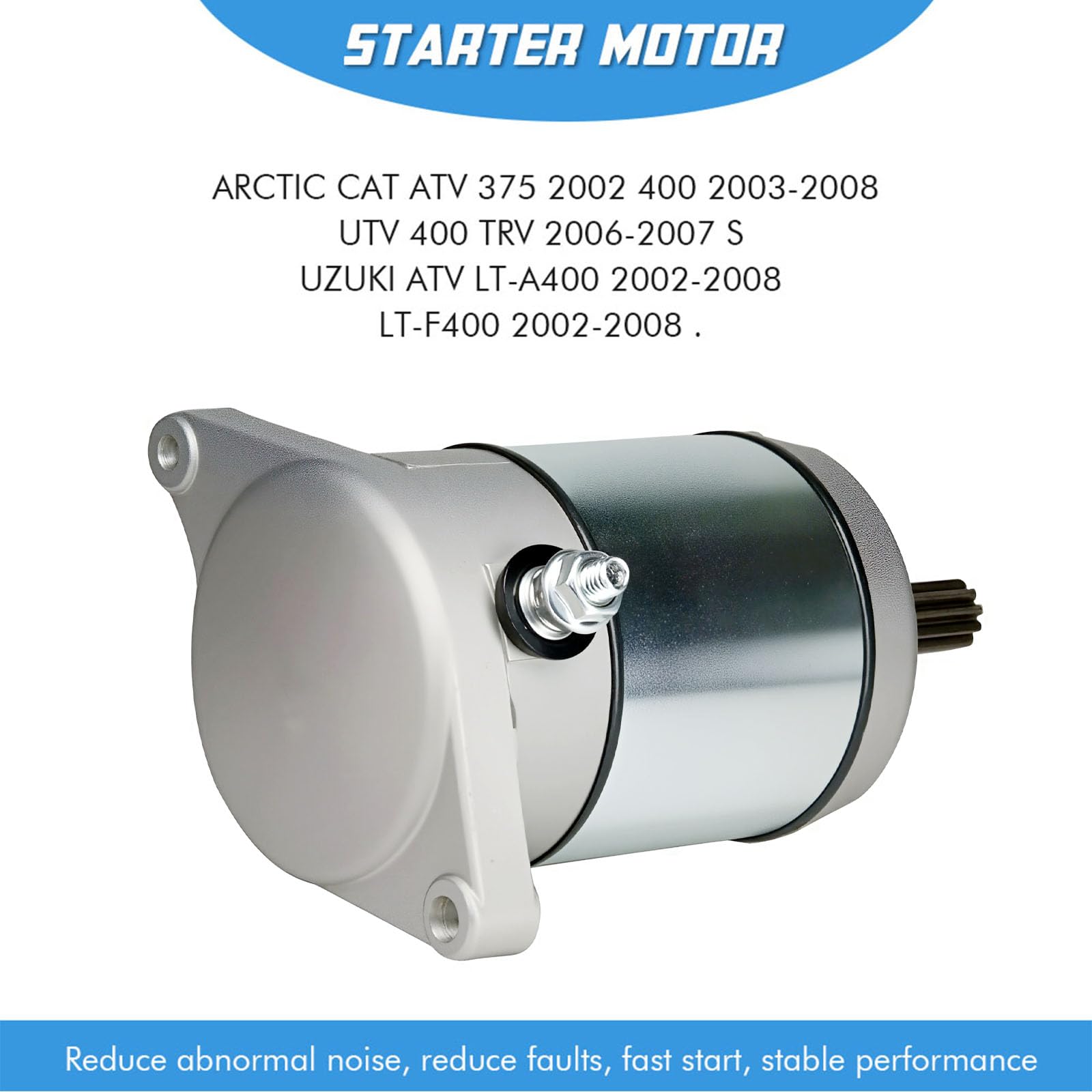 【中古】 First Trip Out Aqui Amazon.com: Starter Motor for Arctic Cat & Suzuki ATV 400 LT